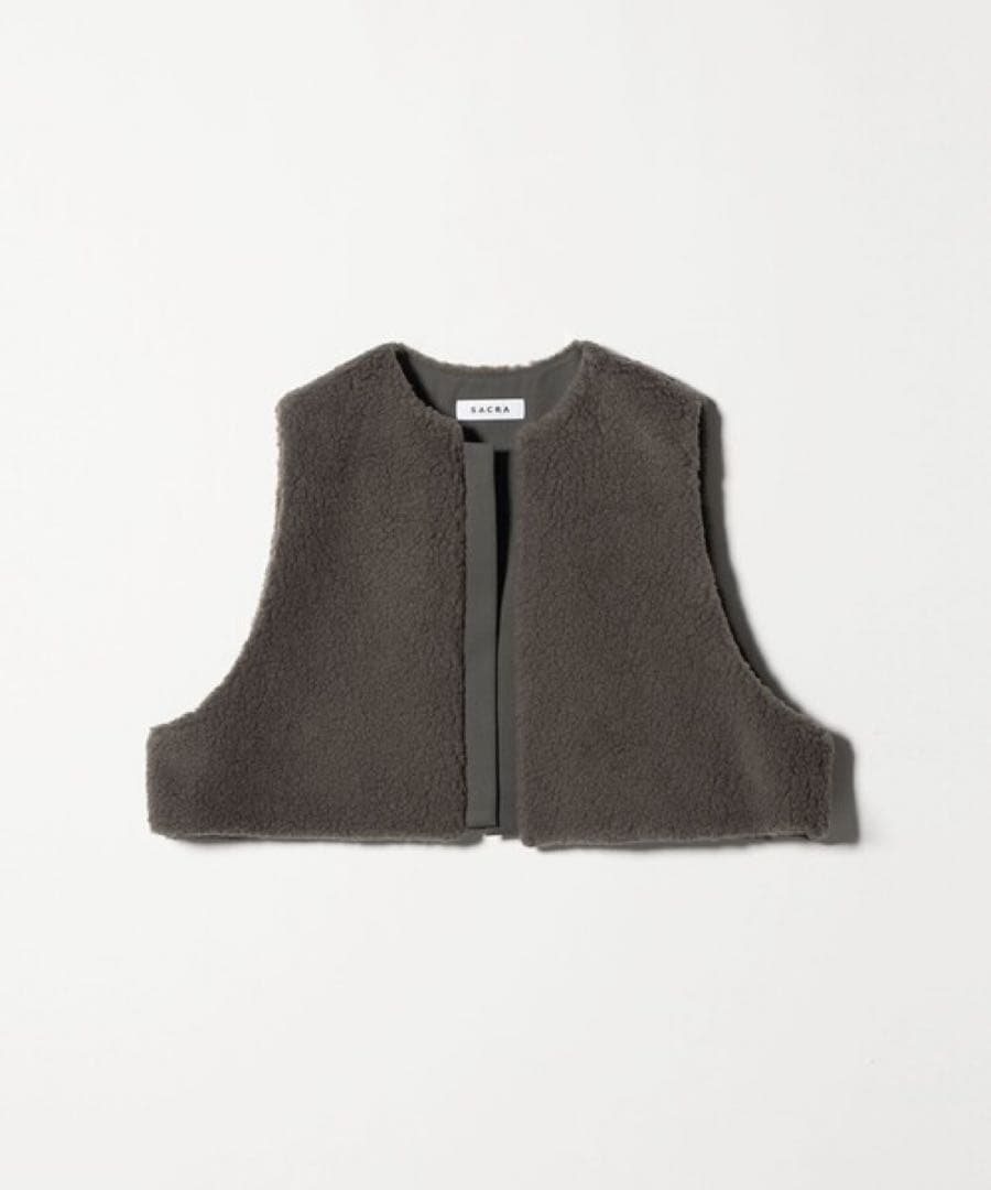 【新品】25AW 今季　SACRA サクラ プードル ジレ ベスト 定番