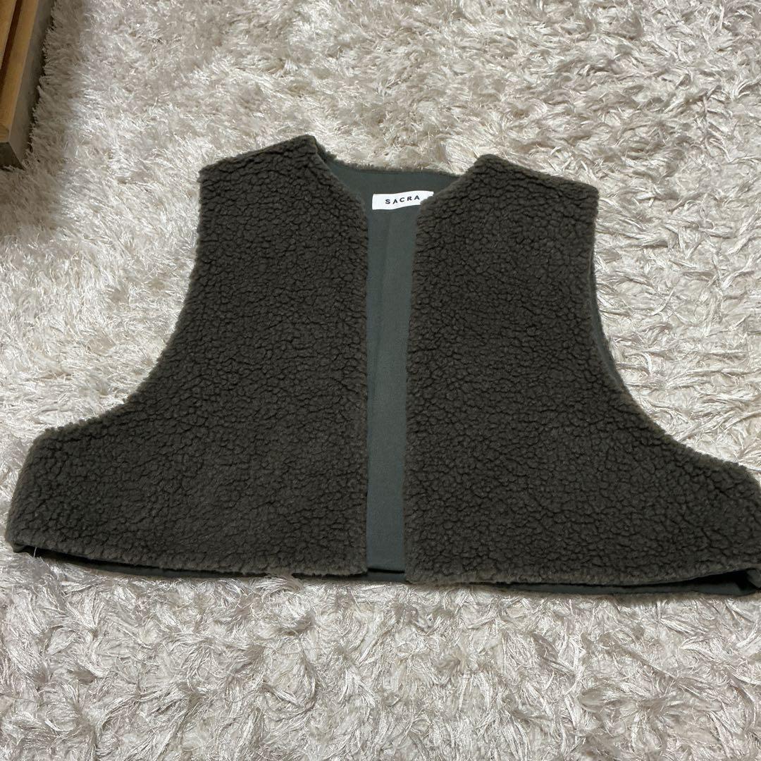 【新品】25AW 今季　SACRA サクラ プードル ジレ ベスト 定番