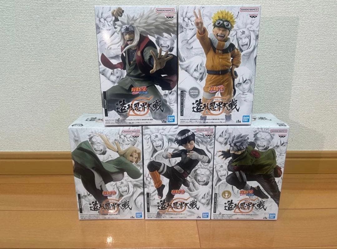 NARUTO　フィギュア　造形忍界大戦 全5種 コンプセット