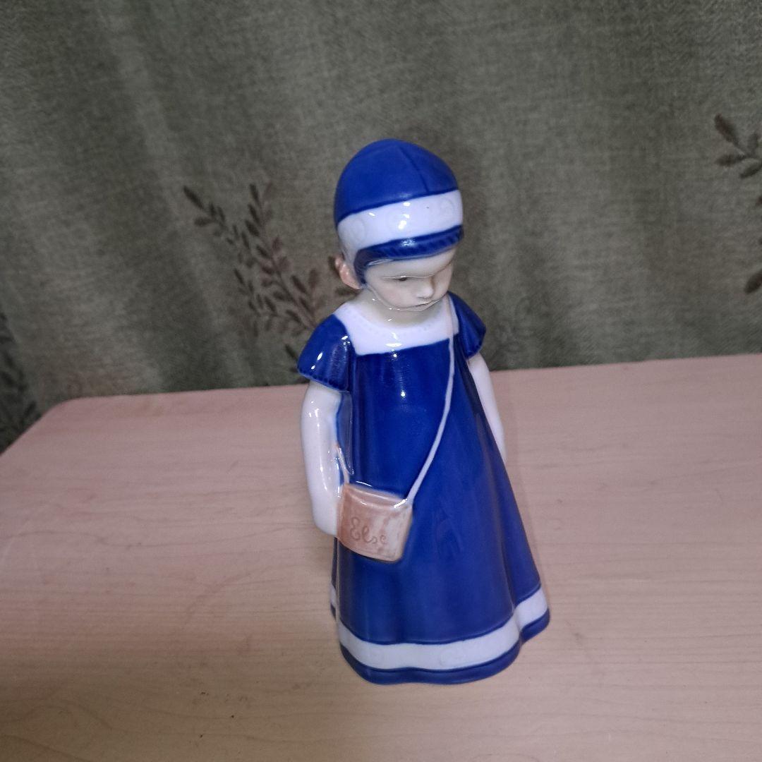 ロイヤルコペンハーゲン　フィギュア　少女　難あり
