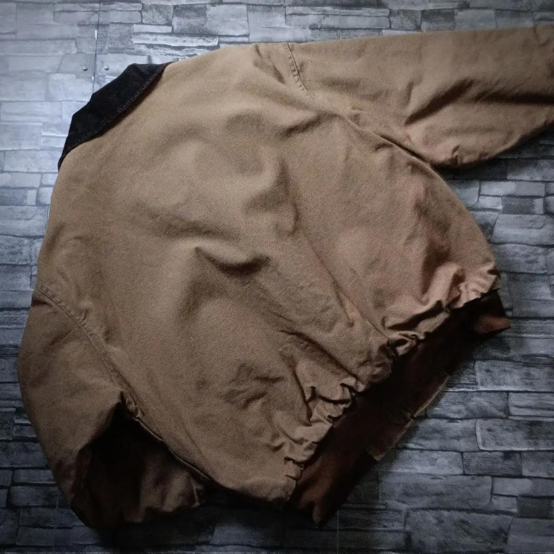 USA製☆ユニオンラインダックジャケット トラッカー 襟切り替え 特大 輸入古着