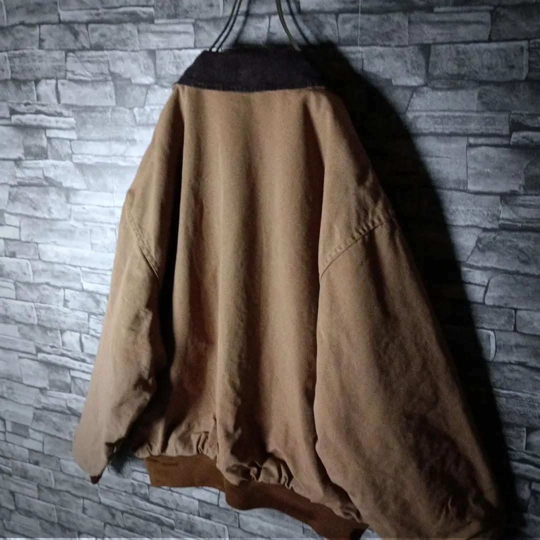 USA製☆ユニオンラインダックジャケット トラッカー 襟切り替え 特大 輸入古着