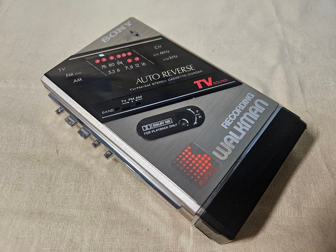 整備済み動作美品 WM-F202 カセットウォークマン　ポータブルプレイヤー
