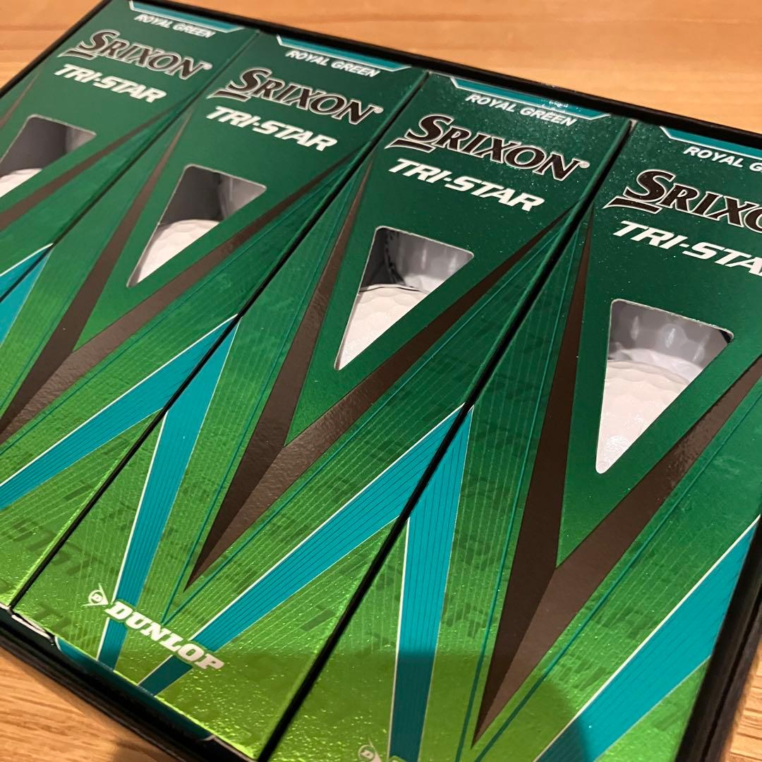 スリクソン　トライスター　ロイヤルグリーン　３ダース　ゴルフボール