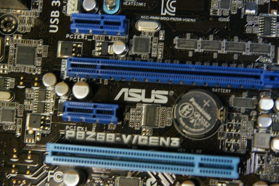 P8Z68-V/GEN3 +i7-2600K+120GB/SSD/8GBメモリ