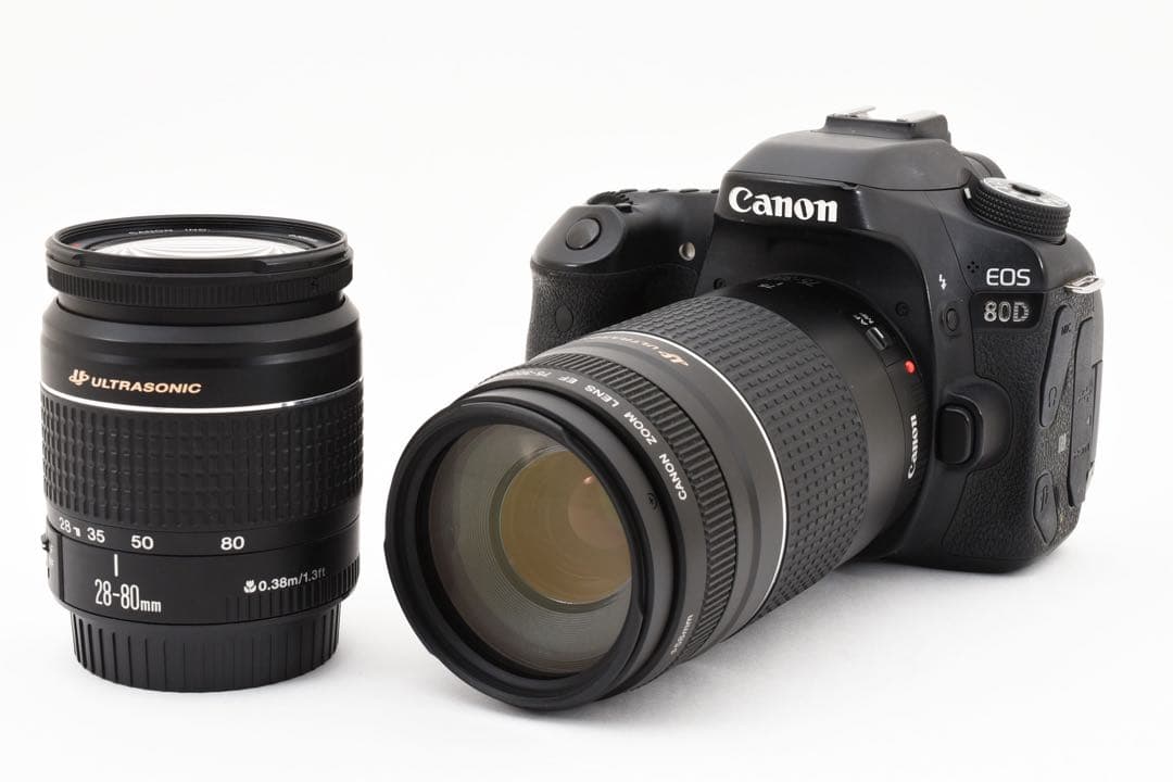 Wi-Fi搭載/保証付き/Canon EOS 80D標準レンズセット