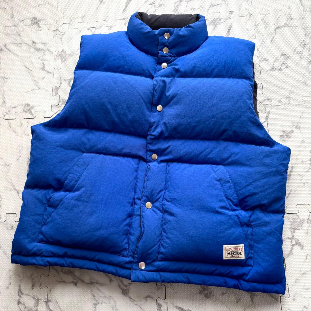 極美品✨STUSSY REVERSIBLE DOWN WORKGEAR VEST