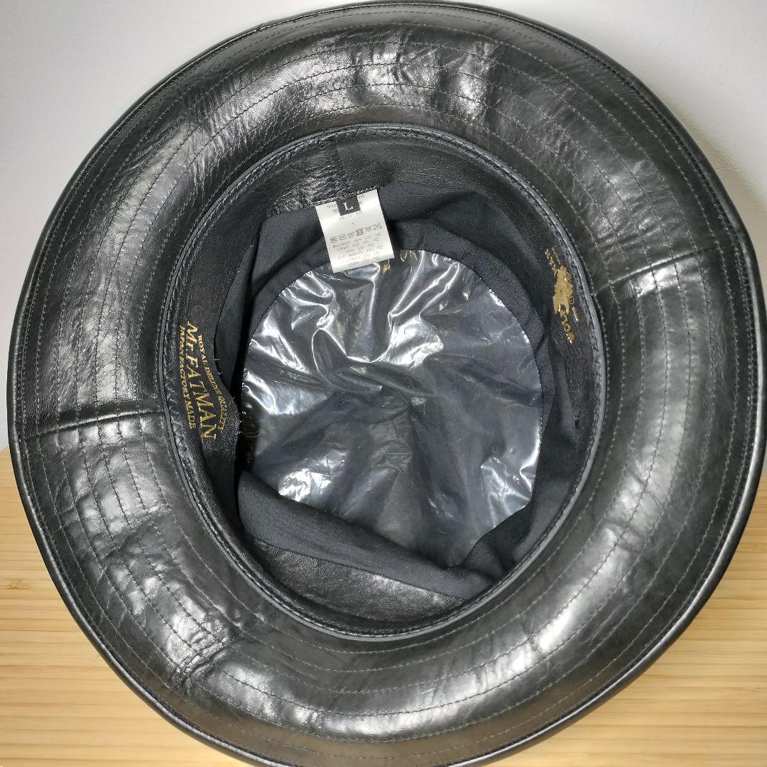 【完売品】Mr.FATMAN × WOLFMAN オイルレザーハット L60cm