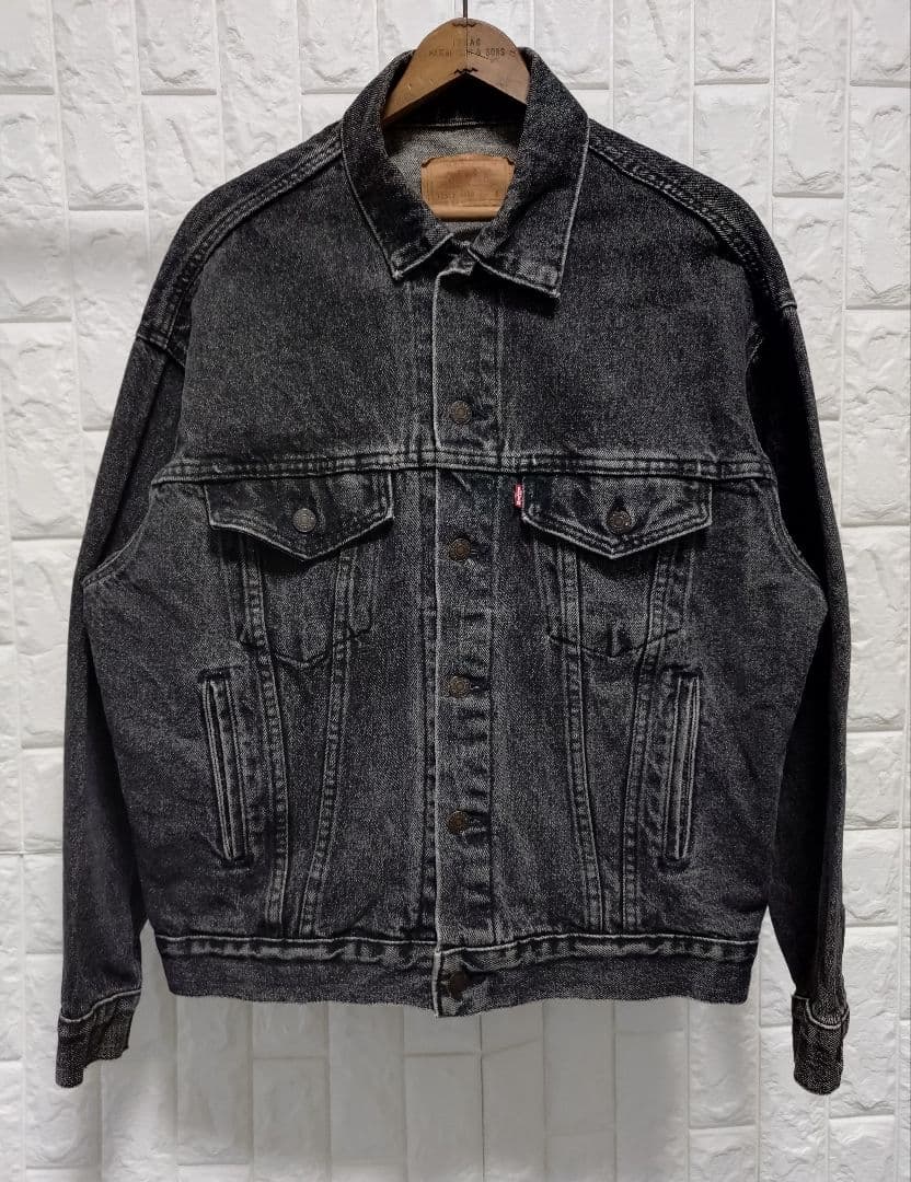 なると　80s★USA製★リーバイス★70507先染めブラックデニム