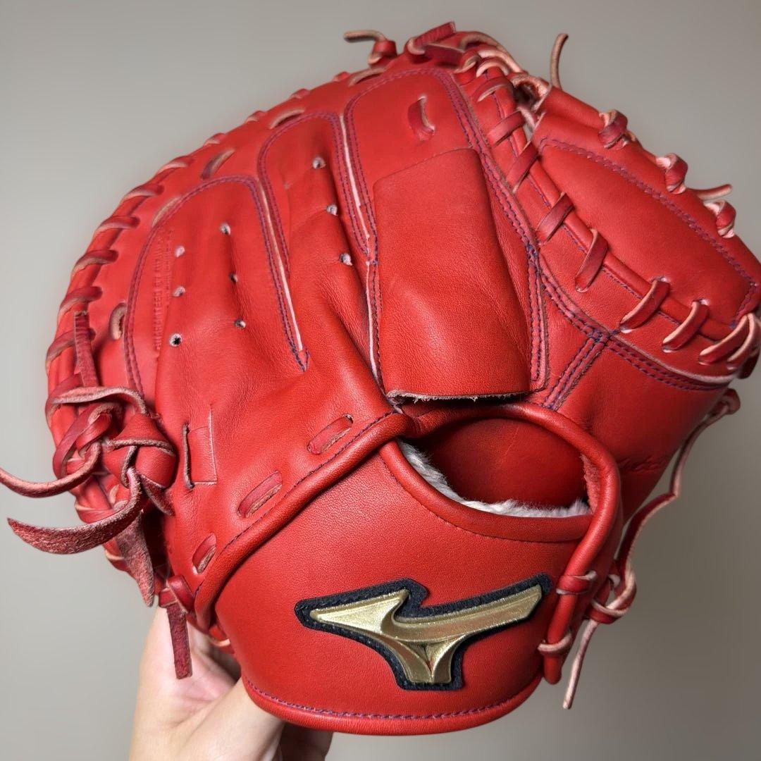 軟式用キャッチャーミット　ミズノ　グローバルエリート捕手用ミット　號SAKEBI