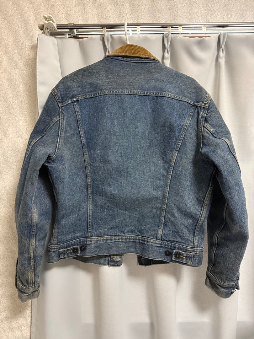 ビンテージ　Lee storm rider デニム ジャケット コーデュロイ襟