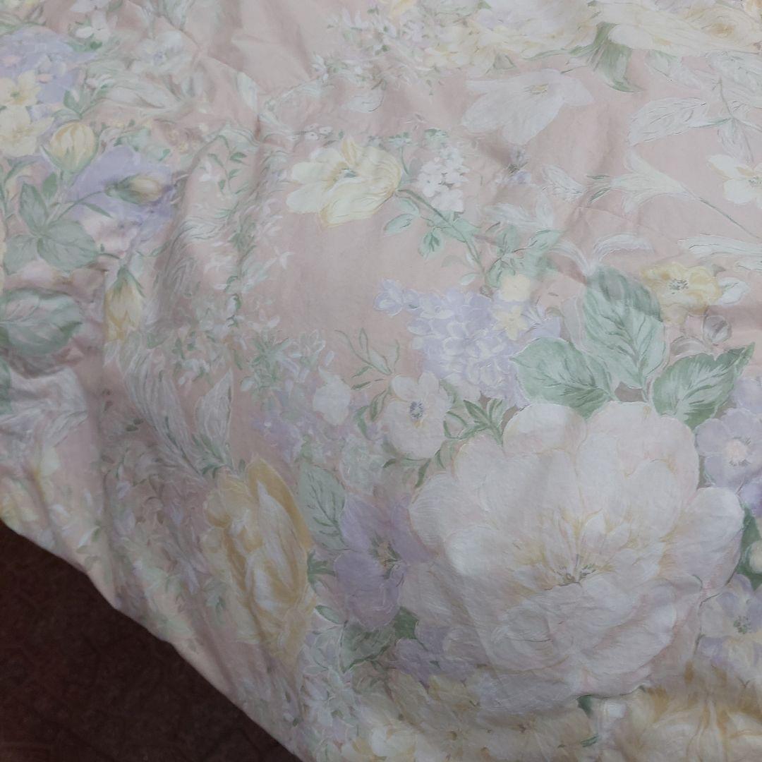 羽毛掛け布団 中古 ピンク系