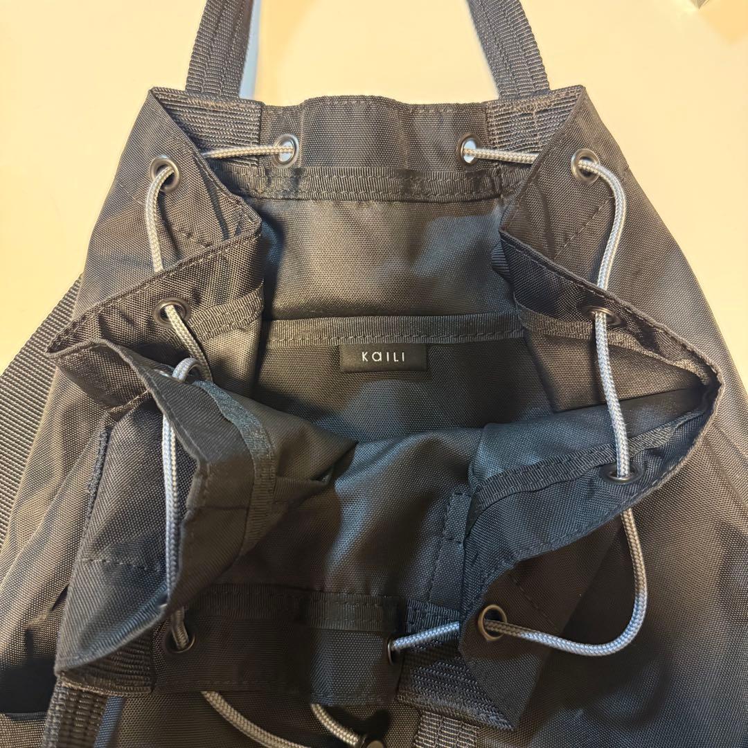 【KAILI】 UPLIGHT ブラック リュック 2WAY