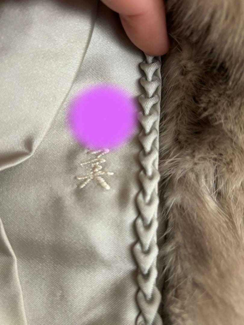 オンワード樫山　Rambulton サファイアミンク　8分コート　⚠︎注記あり