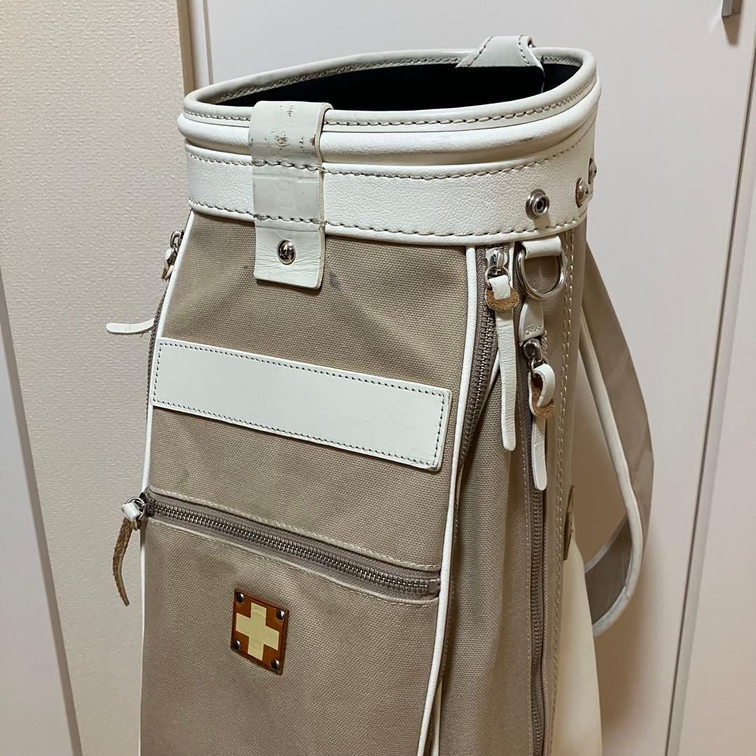 木の庄帆布　クロスハンドル　カートキャディバック