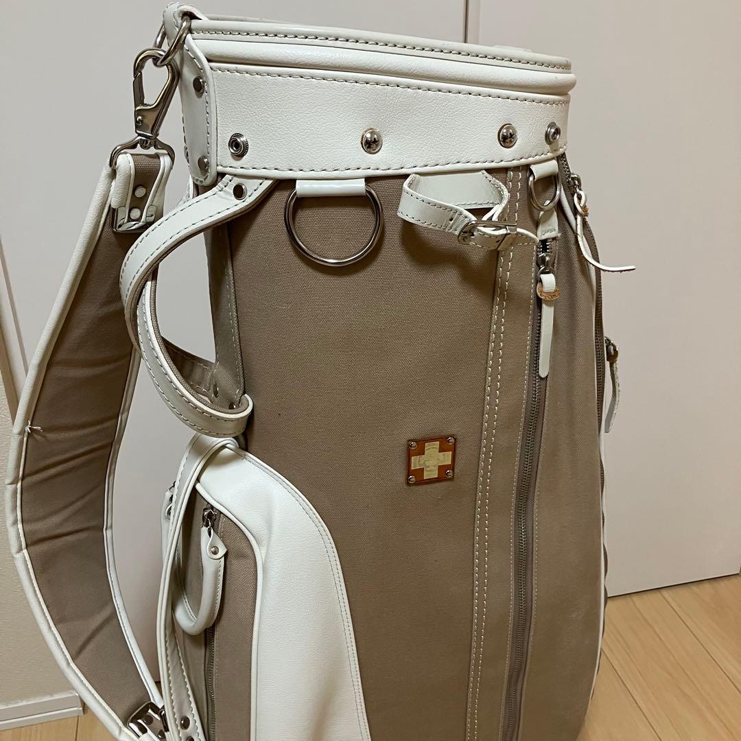 木の庄帆布　クロスハンドル　カートキャディバック