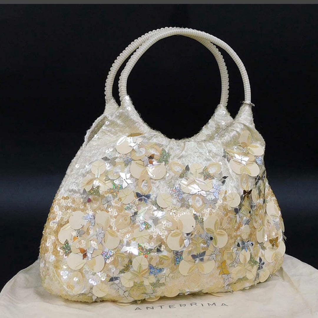 希少　アンテプリマ ワイヤーバッグ　スパンコール　蝶