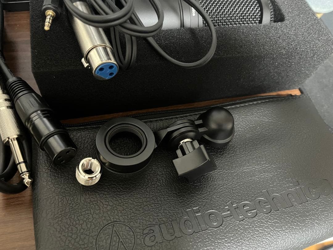 オーディオテクニカAT2020 コンデンサーマイク　保証書付き