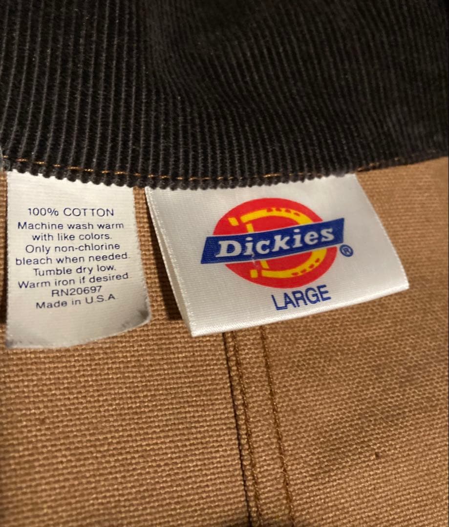 90s Dickies ダック生地カバーオール USA製BIGサイズ