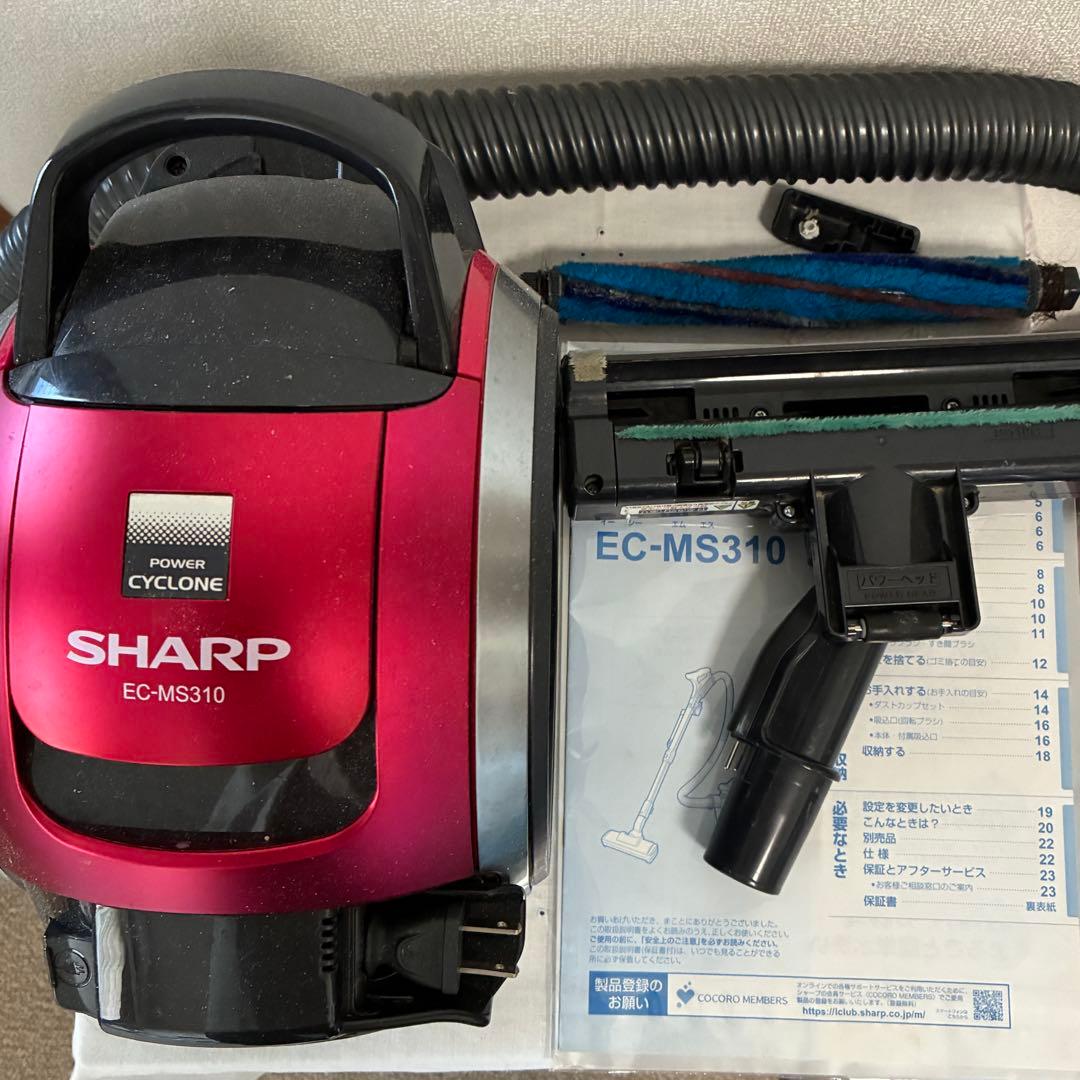 動作確認済　SHARP EC-MS310 掃除機 本体　2019年製　全付属品有