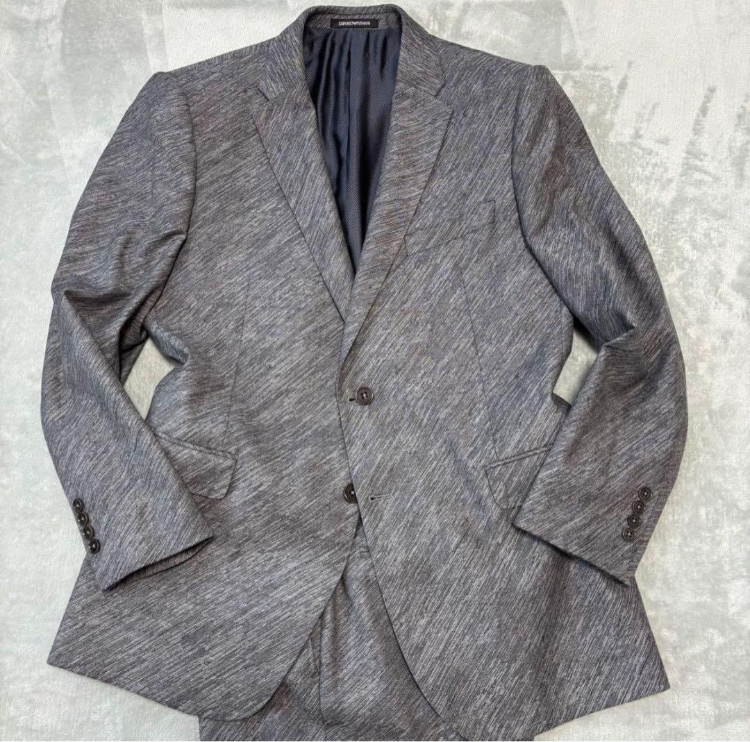 未使用級✨EMPORIO ARMANI 2023年モデル　セットアップスーツ52