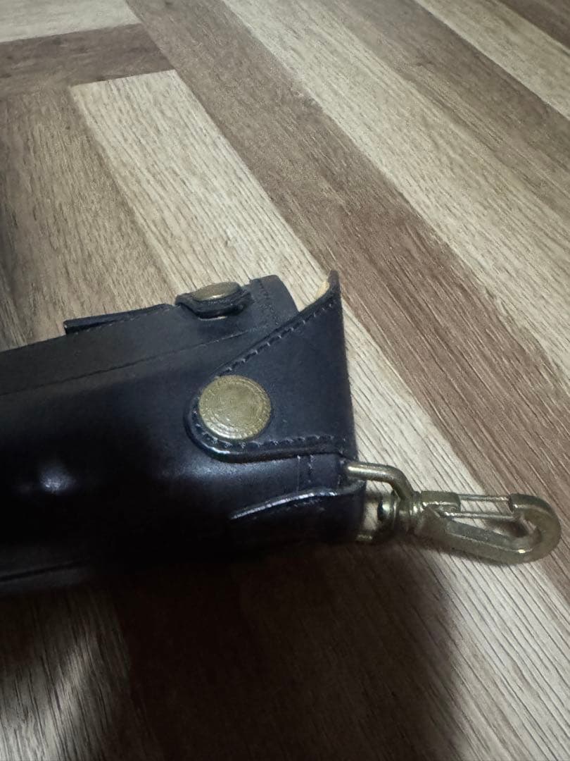 希少 ブラックミーンズ バナナケース　レザーケース　牛革　キーホルダー　チャーム