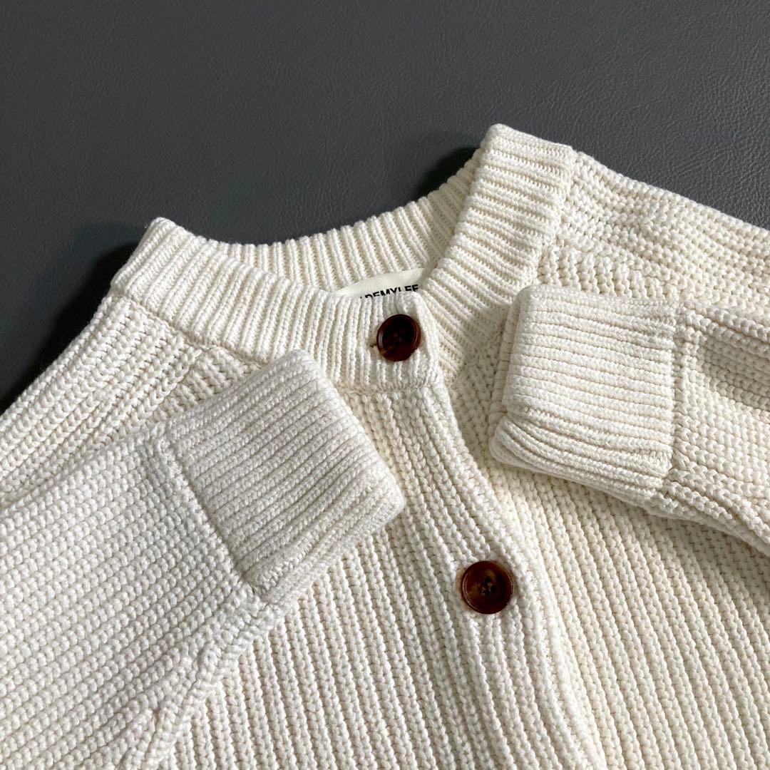 デミリー ロンハーマン 別注 JODIE オーガニックコットンカーディガン