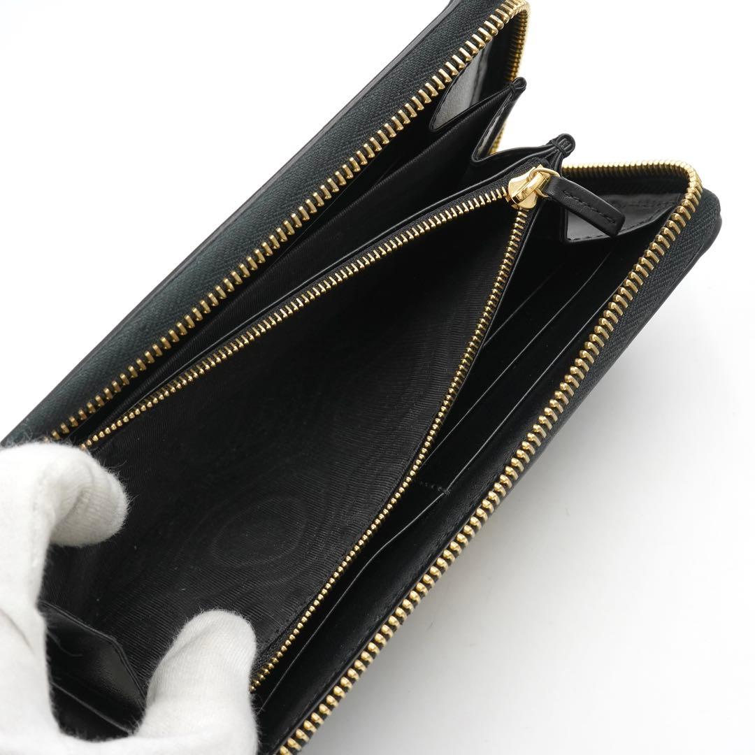 ✨未使用保管品・箱保存袋付き✨　グッチ　長財布　GGマトラッセ　マーモント　黒