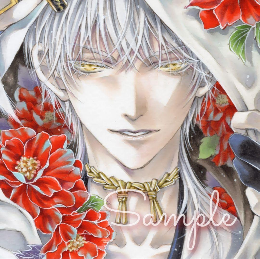 と*ん様 手描きイラスト◆ファンアート【鶴丸国永】