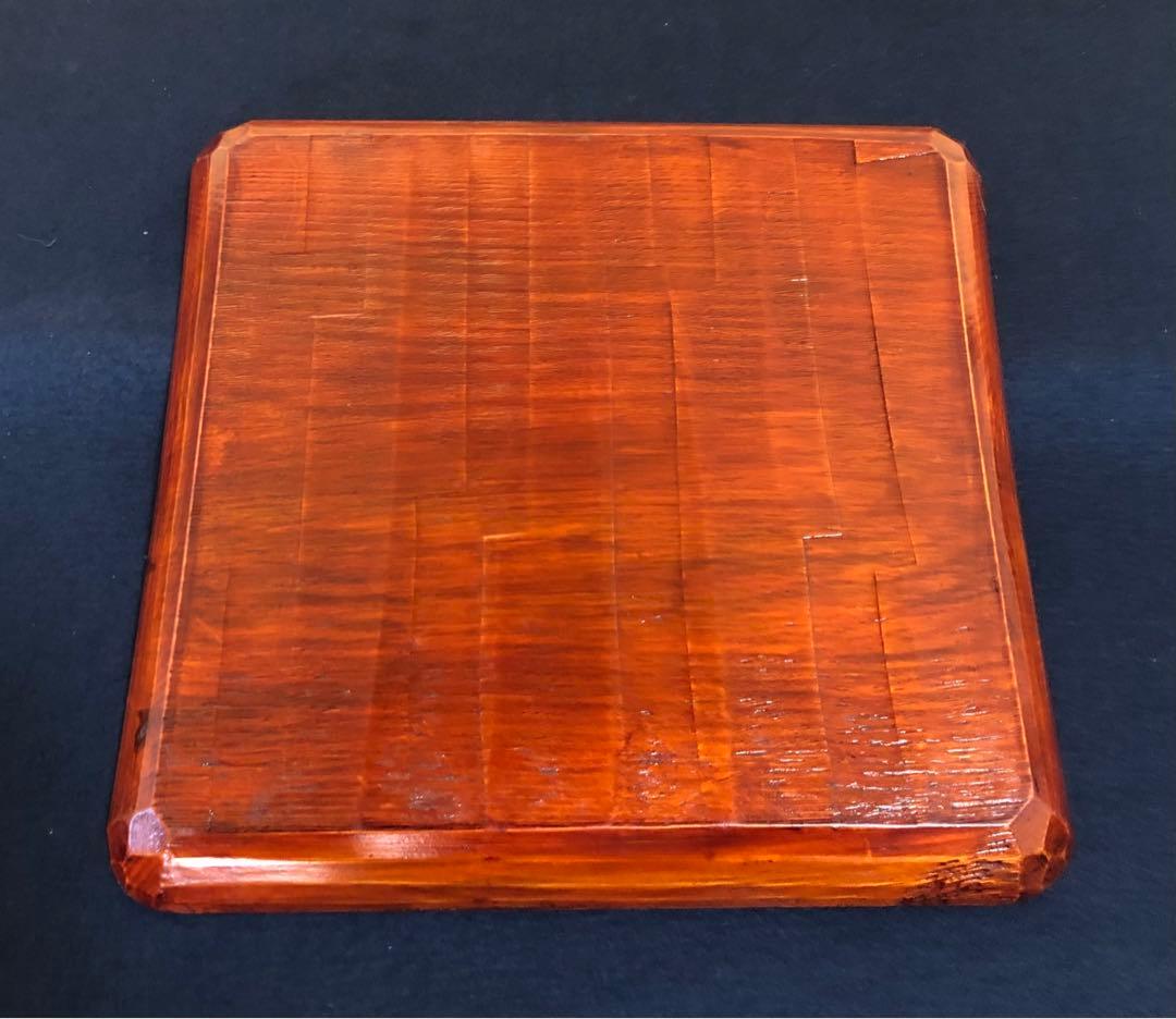 《レ》伝統工芸 讃岐彫 四方膳5客 讃岐膳 会席膳 刳抜 ② 251119え4