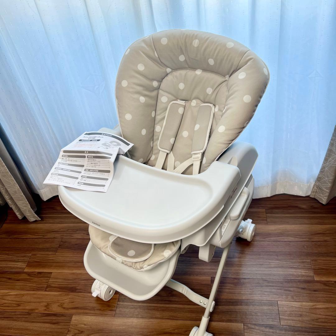 【ほぼ新品】KATOJI カトージハイローラックハイローチェア ピッコロ