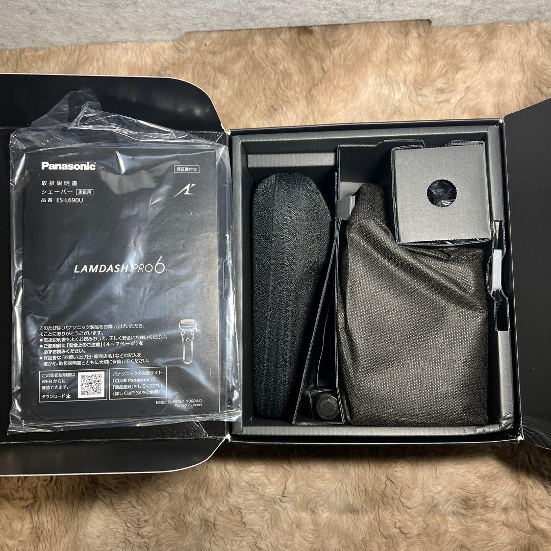 パナソニック シェーバー ラムダッシュ メンズ 電動　ES-L690U-K