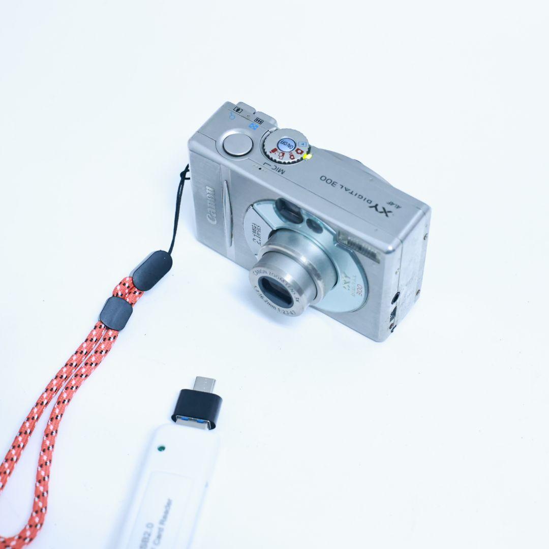スマホ転送可 デジタルカメラ　Canon IXY Digital300 カード付