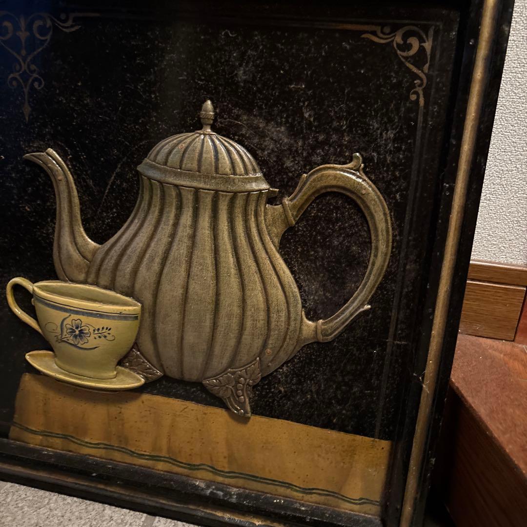 R.BRIGG FINEST TEA 英国ヴィンテージ 特大 看板 木製