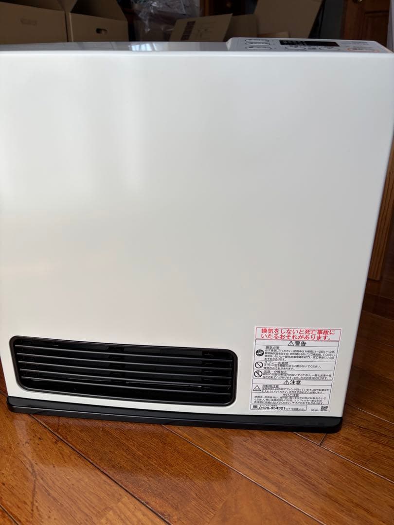 Rinnai ガスファンヒーター ホワイト（プロパンガス）