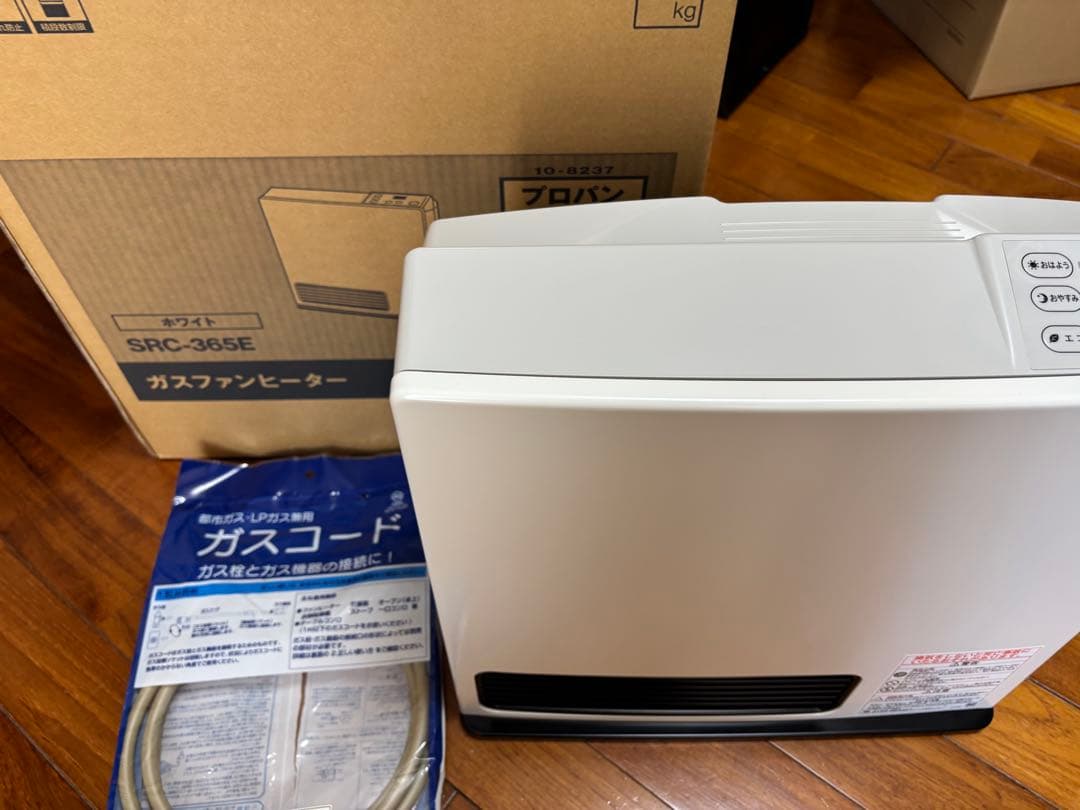 Rinnai ガスファンヒーター ホワイト（プロパンガス）