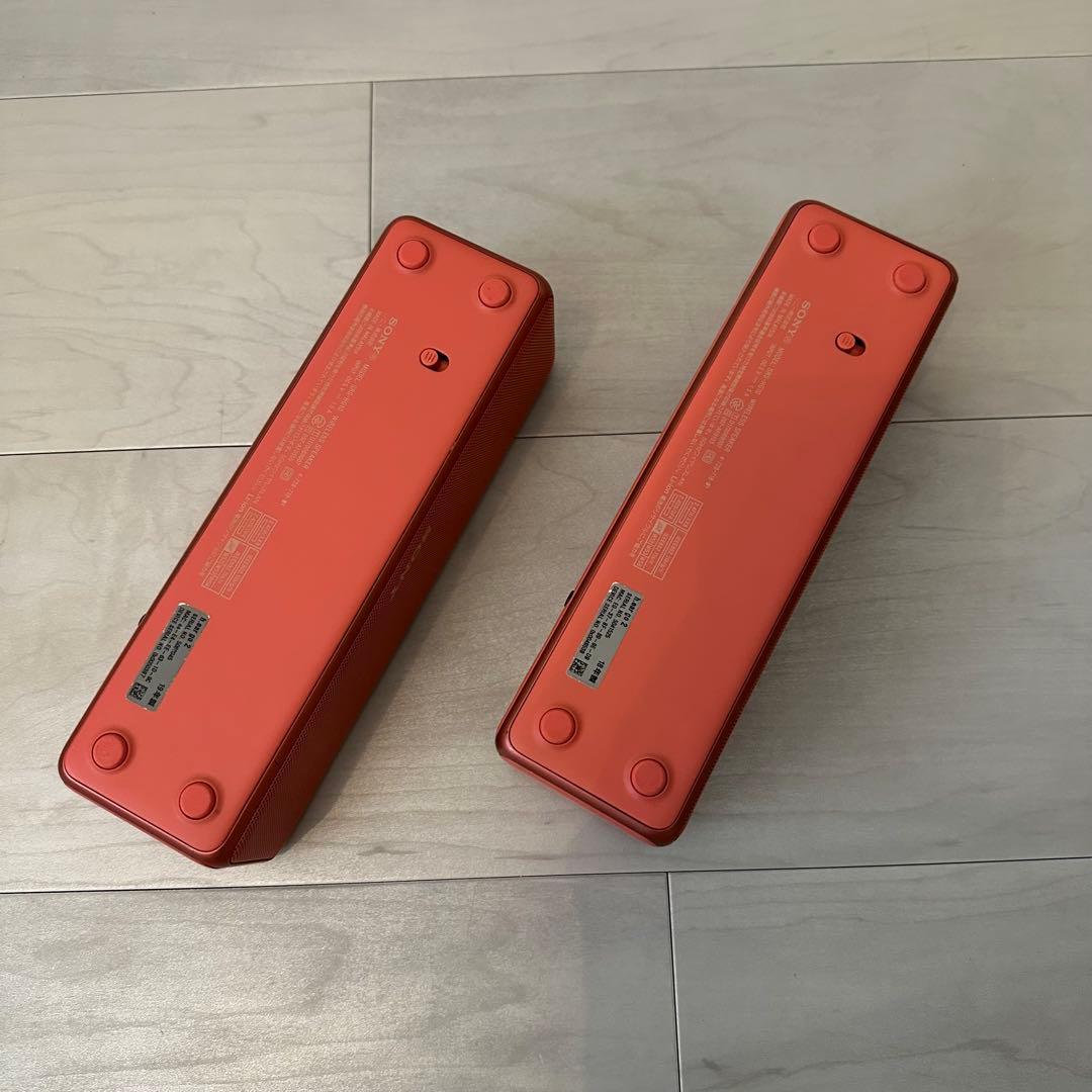 ソニー スピーカー hear go 2 トワイライトレッド SRS-HG10-R