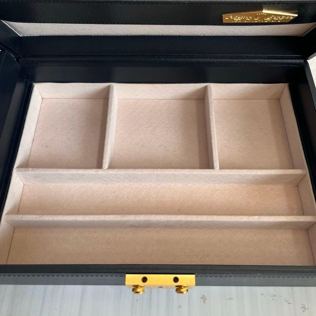 ロレックス　ジュエリーボックス　時計ケース　濃紺