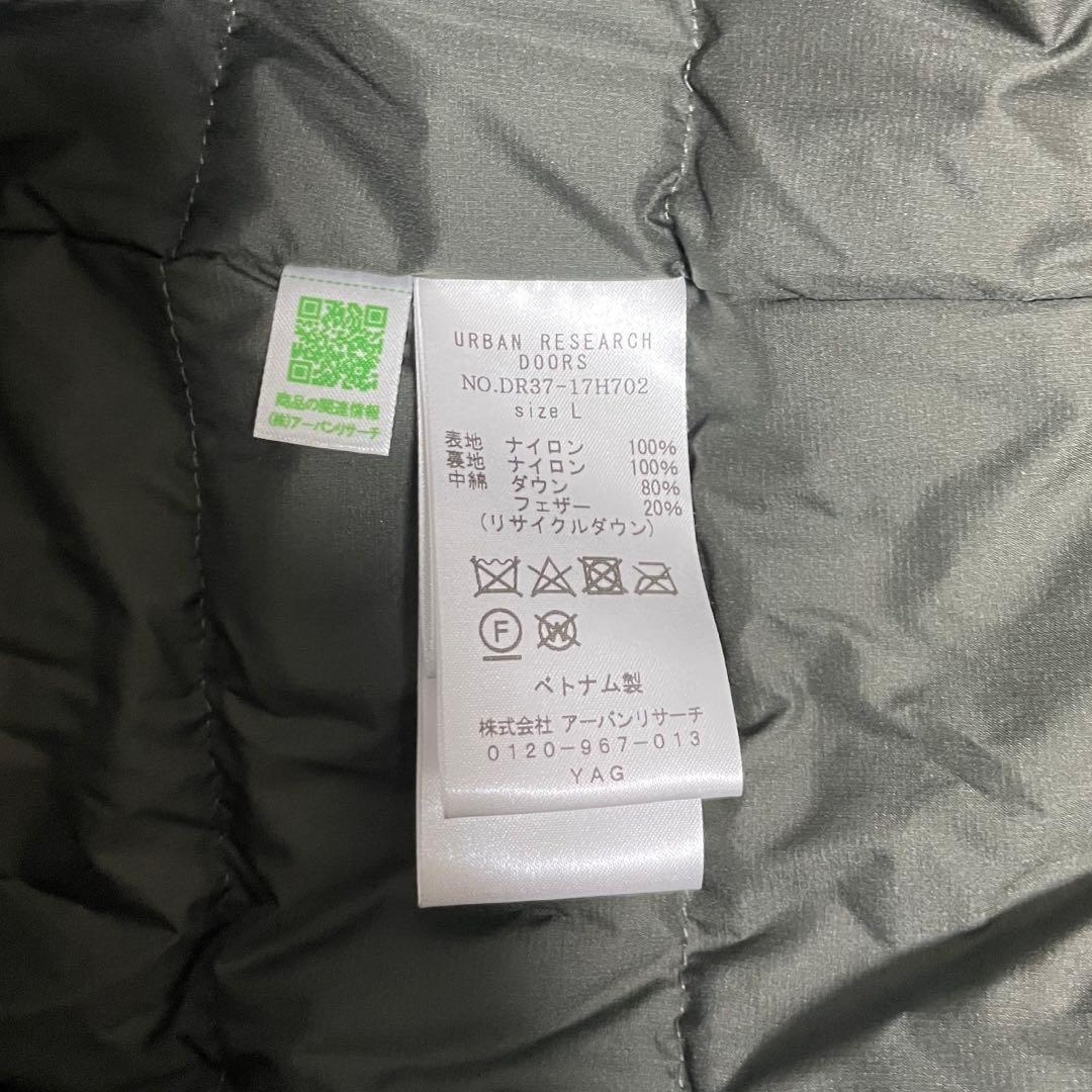 ジャケット・アウター NANGA URBAN RESEARCH DOORS INNER DOWN L