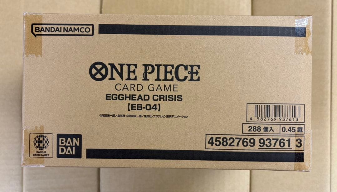 ワンピースカード EGGHEAD CRISIS　EB-04未開封1カートン