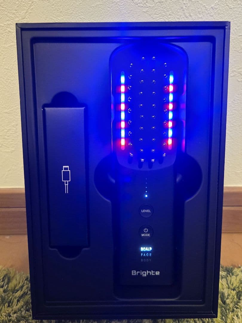 ブライト　エレキブラシプラス　エレキローション　シートマスク　ヘアスカルプブラシ