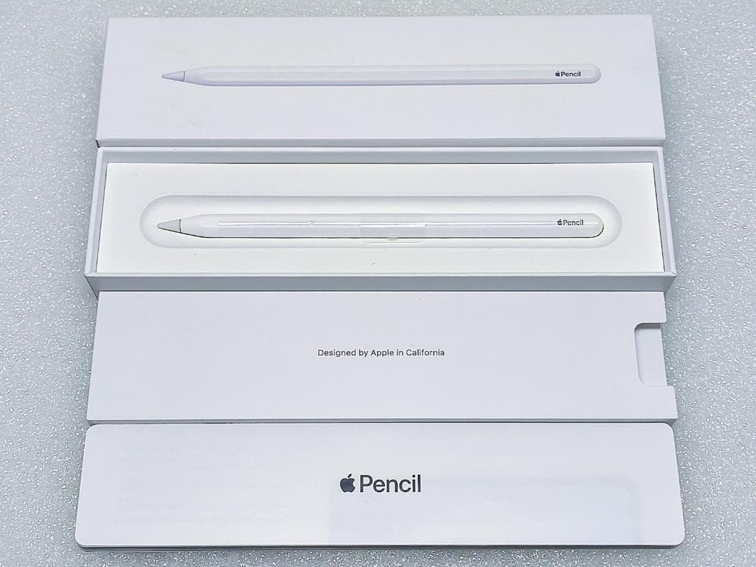 【動作確認済】Apple Pencil アップルペンシル 第2世代 保証未登録