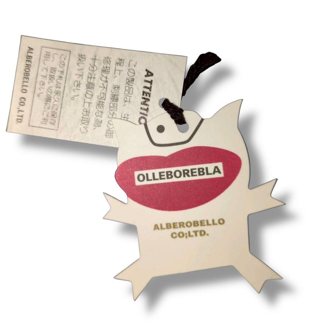 極美品　オレボレブラ アルベロベロ　がま口 札入れ有り 二つ折り財布　黒　レザー