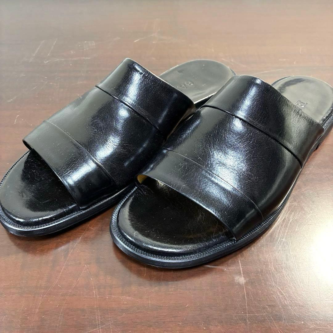 【美品】BALLY サンダル　メンズ　レザー　箱と保管袋付き