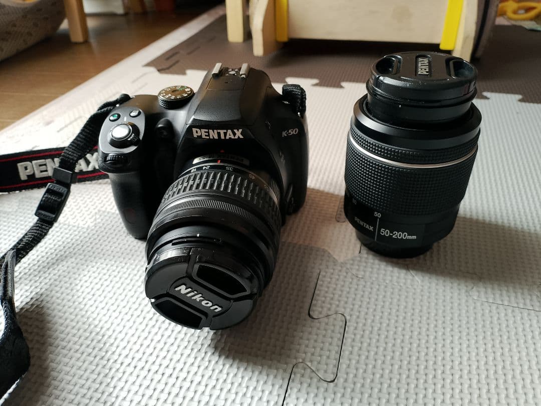 PENTAX デジタル一眼レフ K-50 レンズキット 黒 ジャンク黒死病