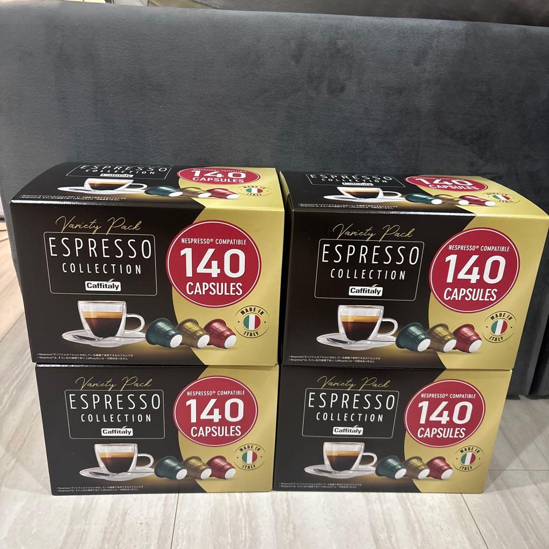 【新品未開封】カフィタリー エスプレッソコレクション 4箱560個