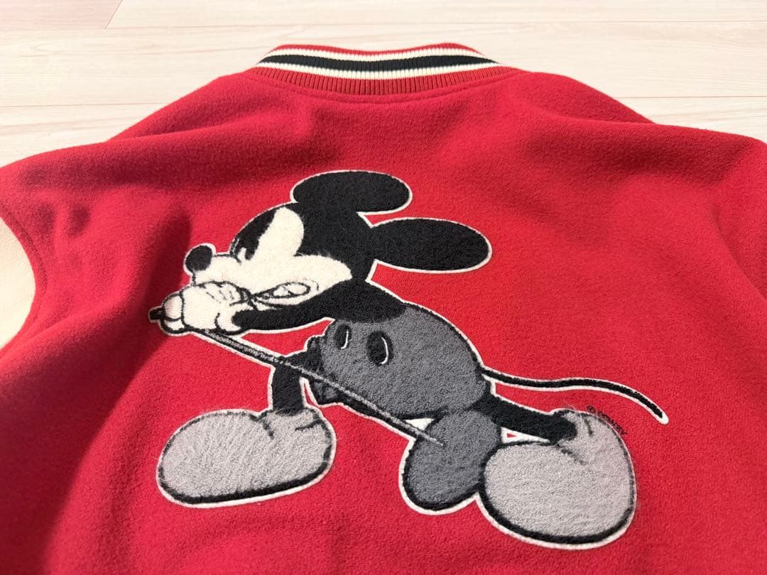 Supreme Number (N)ine Mickey Mouseスタジャン赤