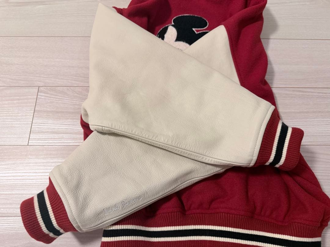 Supreme Number (N)ine Mickey Mouseスタジャン赤