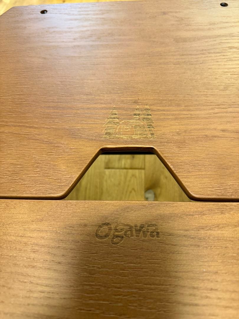 ogawa ARCH TABLE 六角形 ブラウン　オガワ　テーブル　ポール