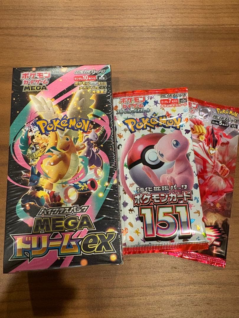 【大特価】 MEGAドリームex シュリンク付き 1BOX 151・連撃マスター